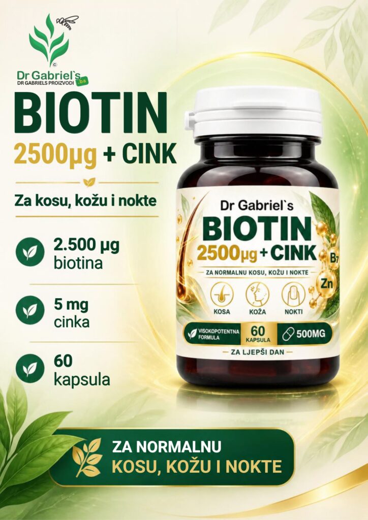 biotin-2500-cink-60-kapsula